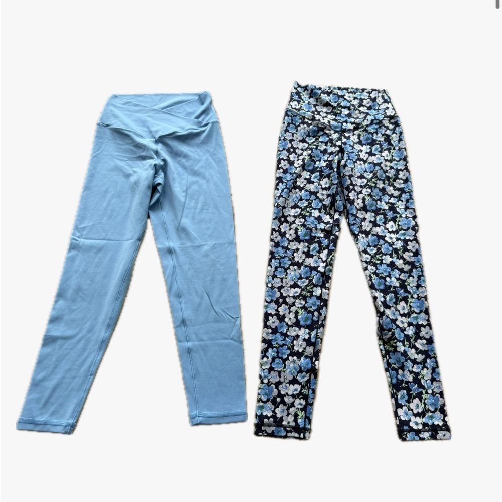 Aerie 2 Piece Bundle Real Me High Waisted Crossover Leggings